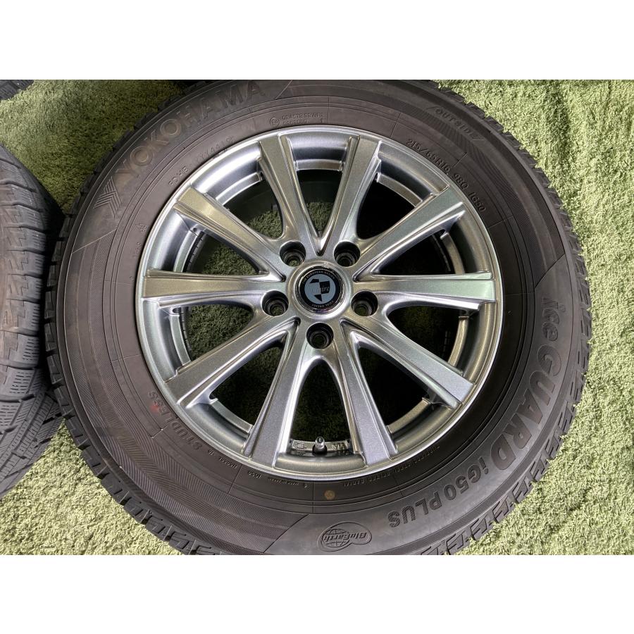 スタッドレスタイヤ(ホイール付き)ヨコハマ アイスガードIG50プラス 215/65R16 4本 2019年製 送料無料 スタッドレスセット ヨコハマ アイスガード IG50+ 215/65R16