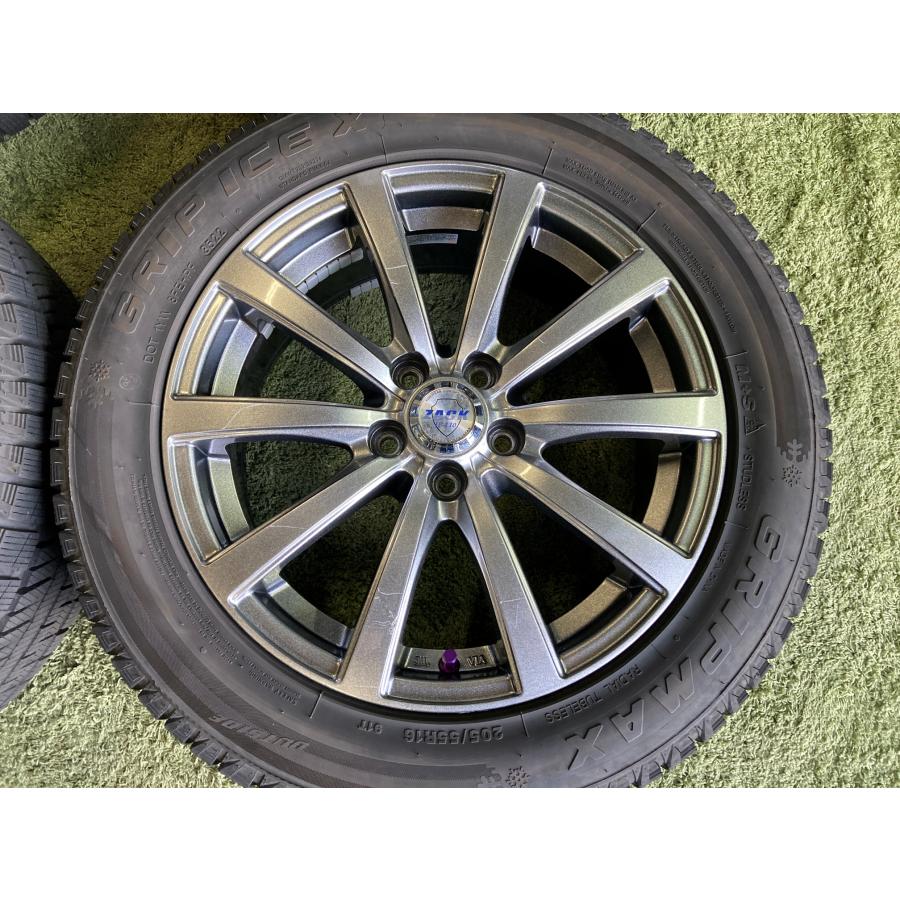 送料無料 スタッドレスセット グリップマックス 205/55R16 2022年製造 