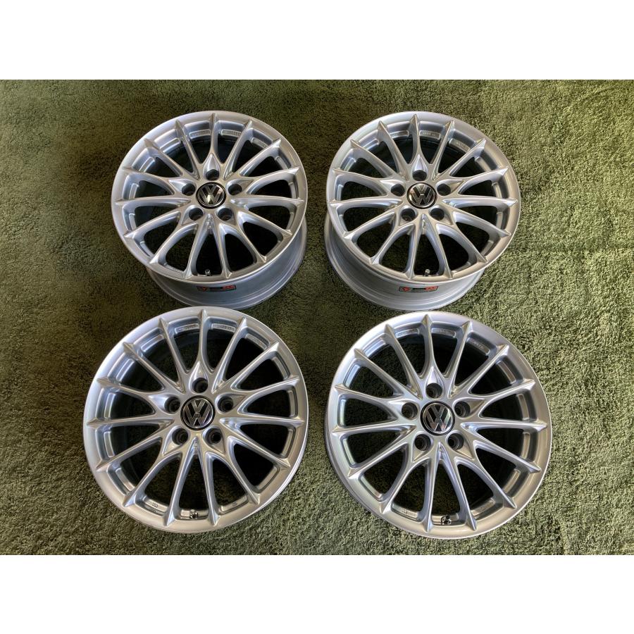 送料無料 中古ホイール WORK インポートレーベル 16in 7J +38 PCD112 