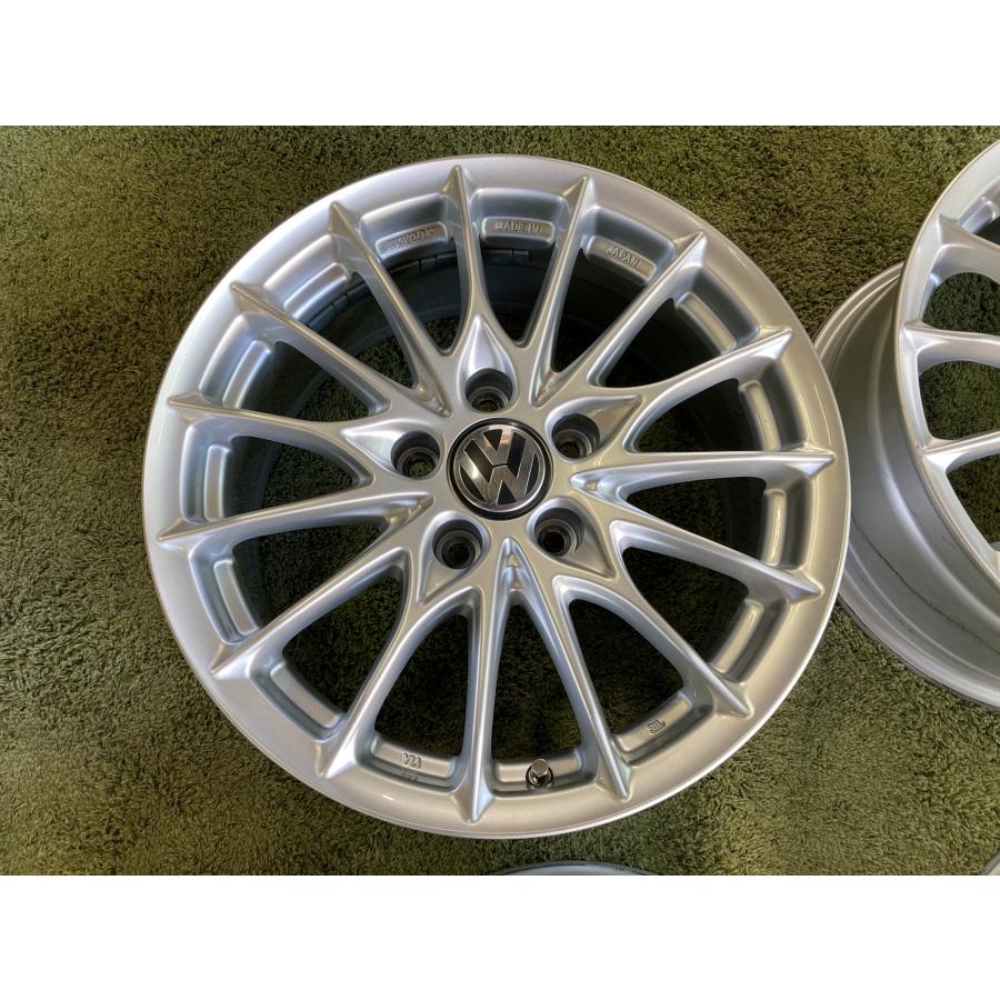 送料無料 中古ホイール WORK インポートレーベル 16in 7J +38 PCD112 