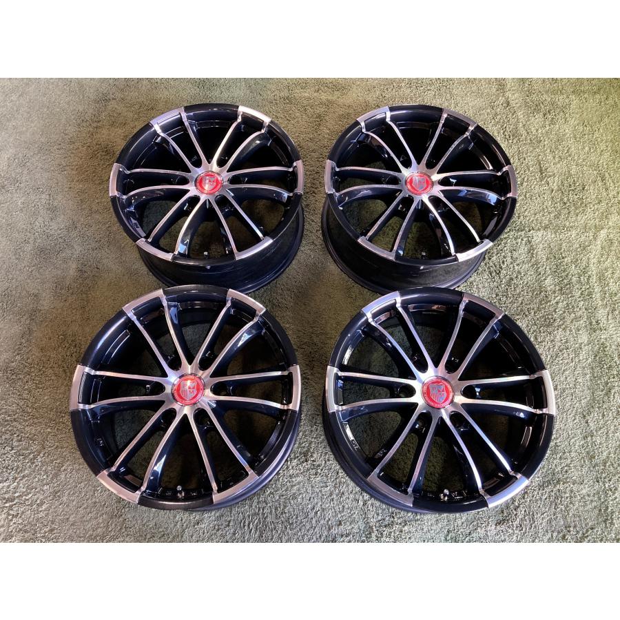 送料無料 中古ホイール パフォーマンス 18in 7.5J +35 PCD139.7 200系 