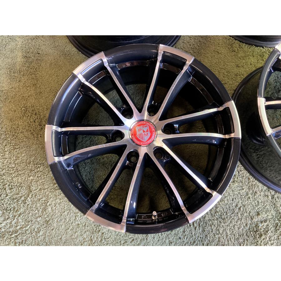 送料無料 中古ホイール パフォーマンス 18in 7.5J +35 PCD139.7 200系 