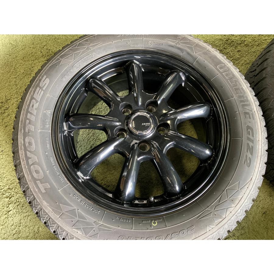 送料無料 スタッドレスセット トーヨータイヤ GIZ2 205/60R16 ノア  