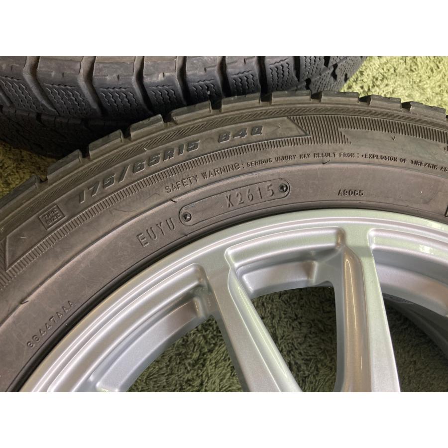 送料無料 スタッドレスセット グッドイヤー アイスナビゼア2 175/65R15 