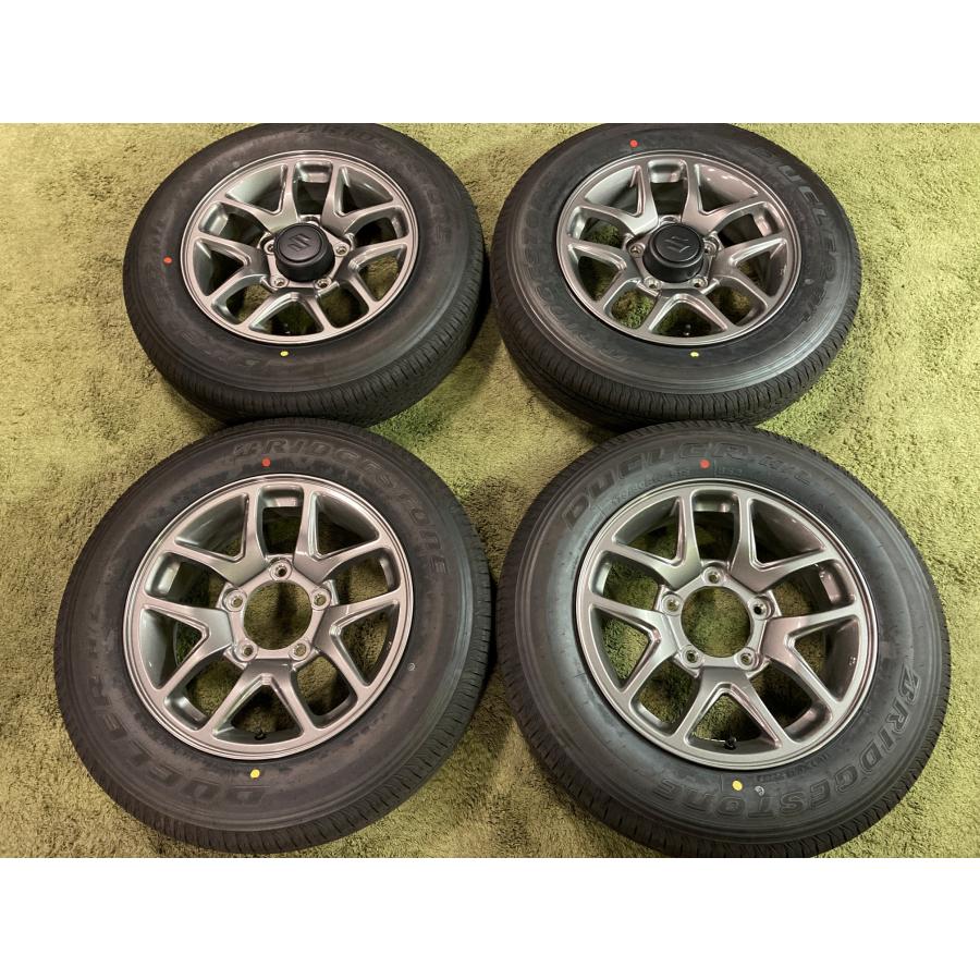 送料無料 ラジアルセット 新車外し ジムニー純正 16in 5.5J +22 5H139