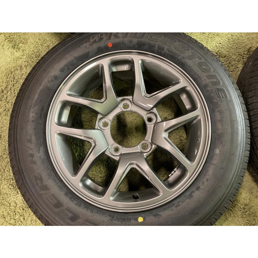 送料無料 ラジアルセット 新車外し ジムニー純正 16in 5.5J +22 5H139