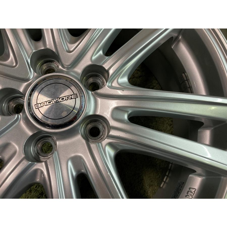 送料無料 中古ホイール BAGLiORE 16in 6J +45 PCD100 プリウス 