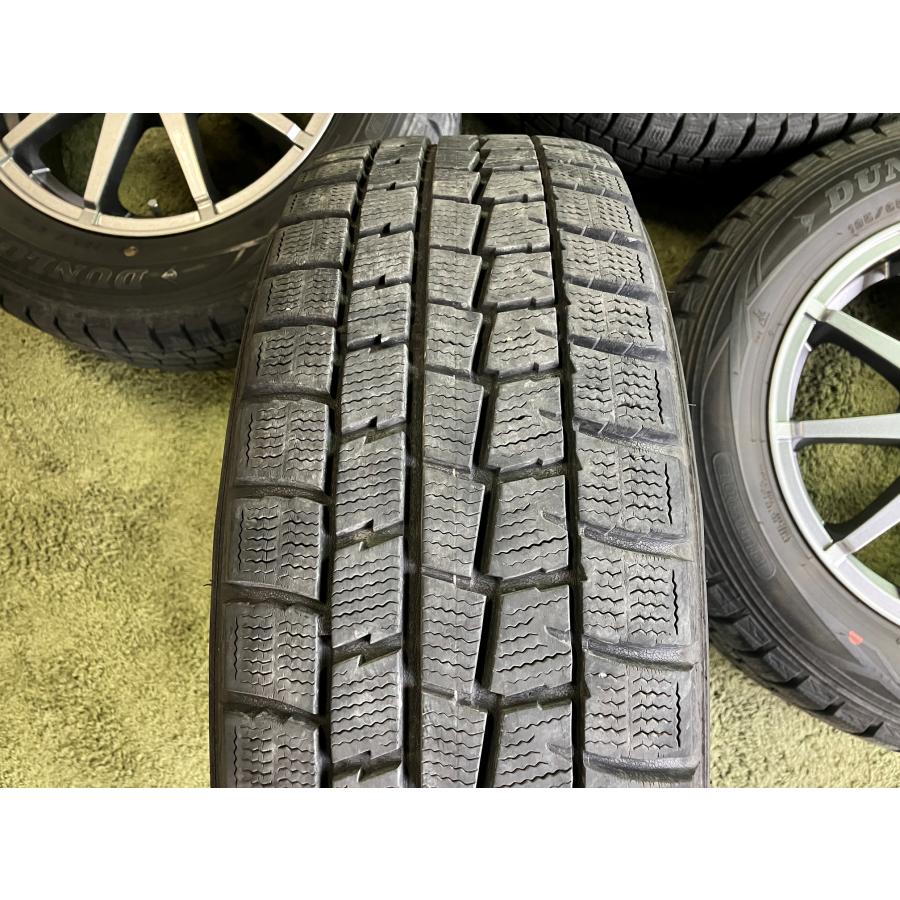 送料無料 スタッドレスセット 15in 6.0J +45 PCD100 ダンロップ 
