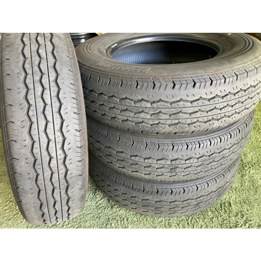 送料無料 中古タイヤ ブリヂストン エコピア RD613 195/80R15 107/105N
