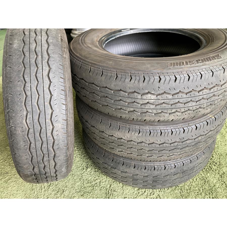 送料無料 中古タイヤ ブリヂストン エコピア RD613 195/80R15 107/105N 