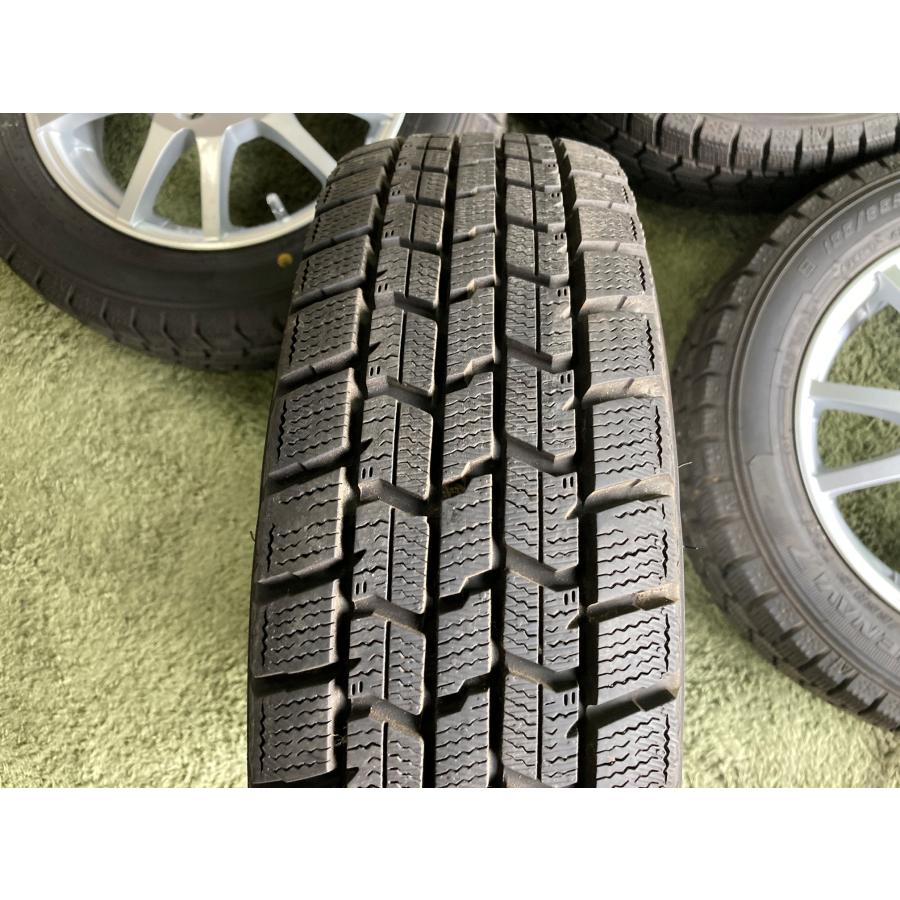 送料無料 スタッドレスセット グッドイヤー アイスナビ7 155/65R13