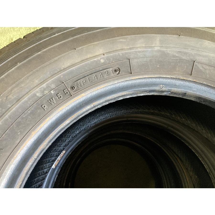 送料無料 中古タイヤ トーヨータイヤ V-02e 195/80R15 107/105L LT 