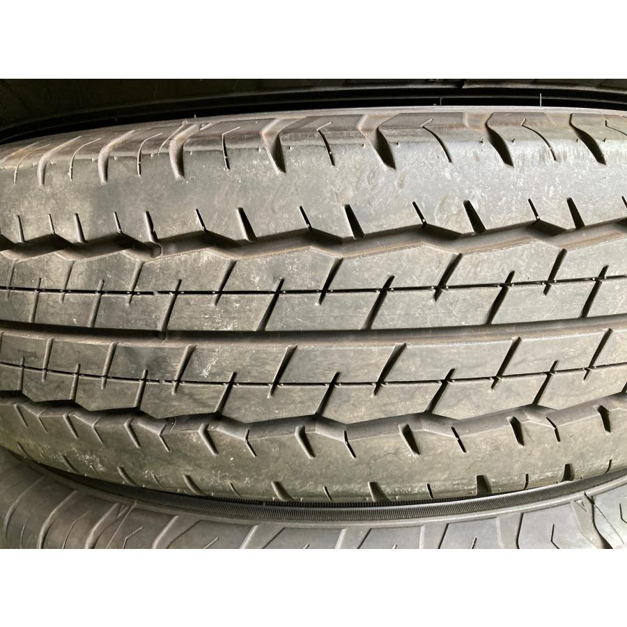 DUNLOP SP175 195/80R15 ハイエース　キャラバン等 送料無料 中古タイヤ ダンロップ SP175N 195/80R15 ハイエース