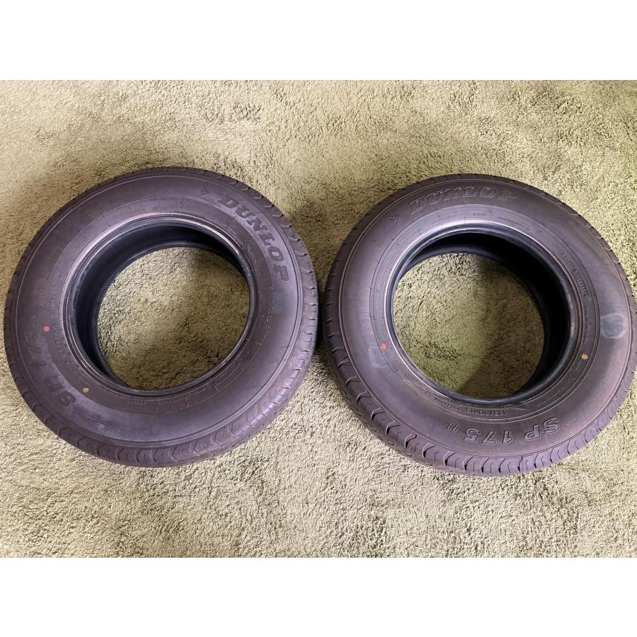送料無料 中古タイヤ ダンロップ SP175N 195/80R15 ハイエース