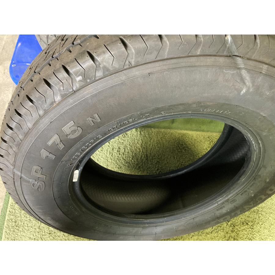 中古タイヤ出ました！極上ハイエースや、キャラバンなどにダンロップSP-175！商用車タイヤ195/80R15 送料無料 中古タイヤ ダンロップ SP175N 195/80R15 ハイエース