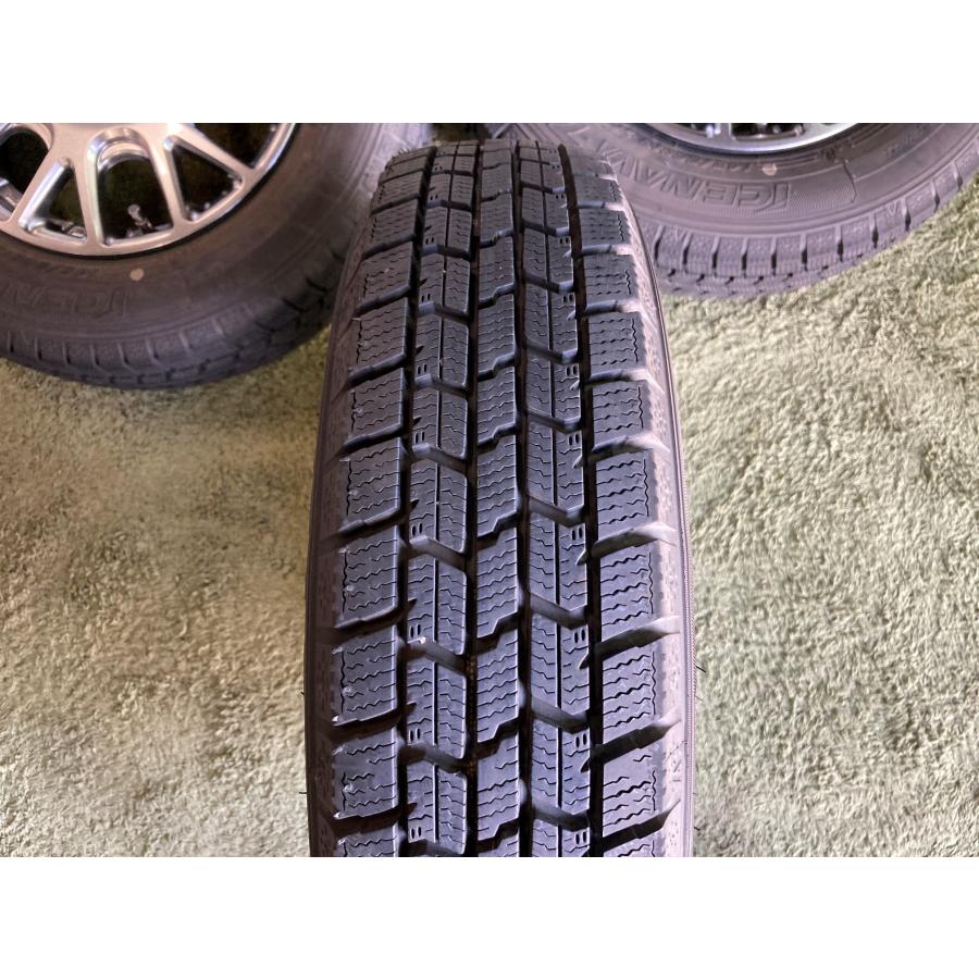 送料無料 スタッドレスセット 13in 4.0J +43 PCD100 グッドイヤー アイスナビ7 145/80R13 軽自動車全般 タント ミラ ワゴンRの画像