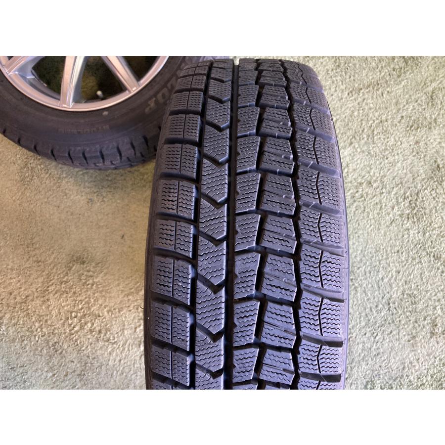 送料無料 スタッドレスセット 15in 5.5J +42 4H100 ダンロップ 