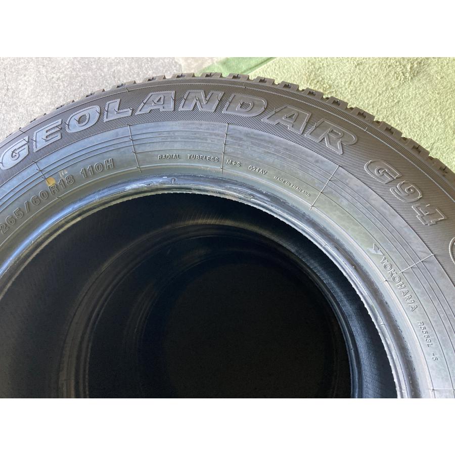 送料無料 新車外し ヨコハマ ジオランダーG94 265/60R18 2025年製造