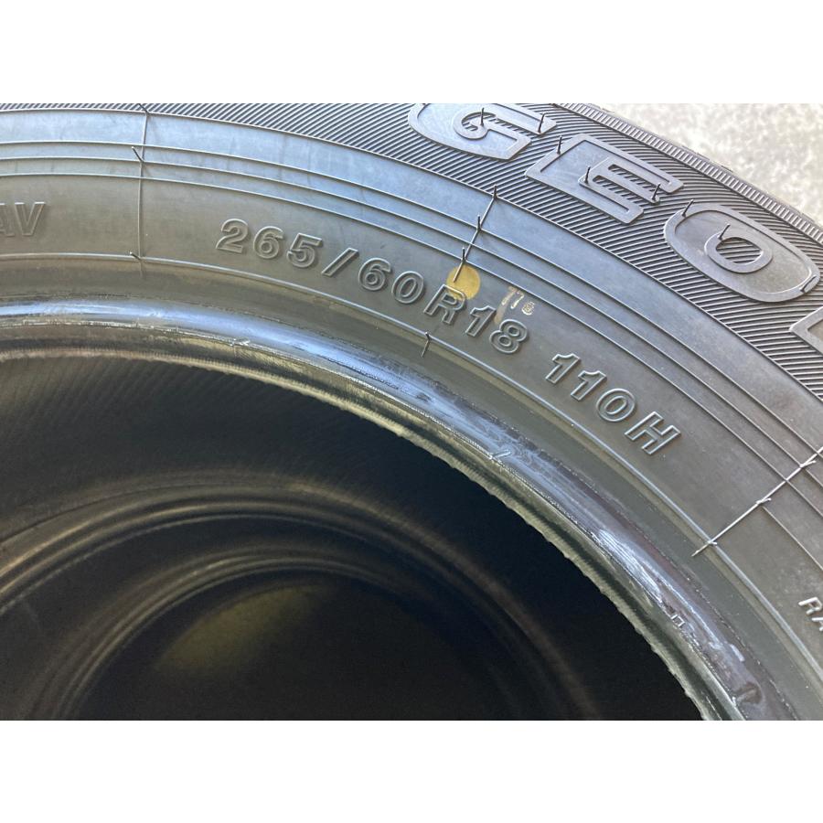 納車外し!!2023年製造 イボ付き!!ヨコハマ ジオランダー A/T G94 265/65R17 4本 GUN125 ハイラックス 150 ランクル プラド 送料無料 新車外し ヨコハマ ジオランダーG94 265/60R18 2025年製造