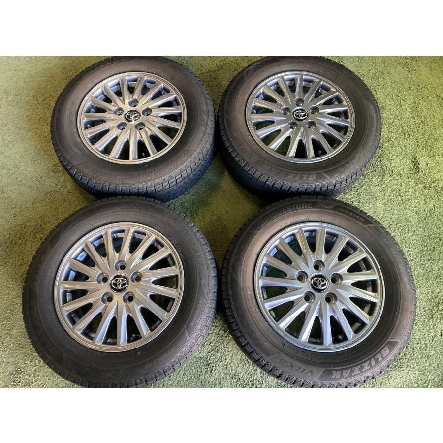 送料無料 スタッドレスセット トヨタ 純正アルミ 15in 6.0J +50