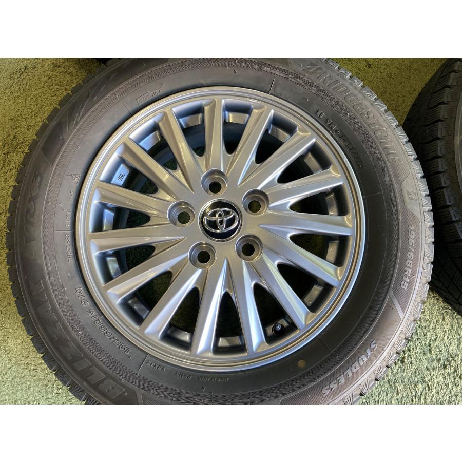 送料無料 スタッドレスセット トヨタ 純正アルミ 15in 6.0J +50