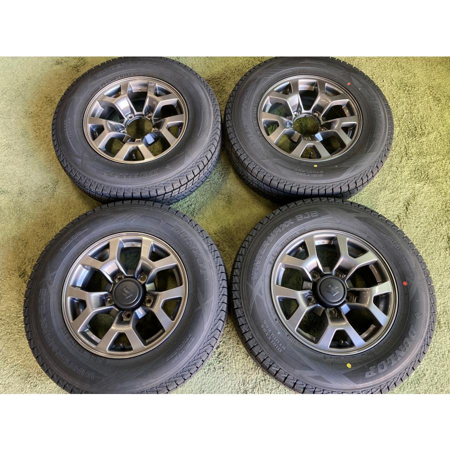 送料無料 スタッドレスセット 新車外し 新品タイヤ スズキ ジムニー 