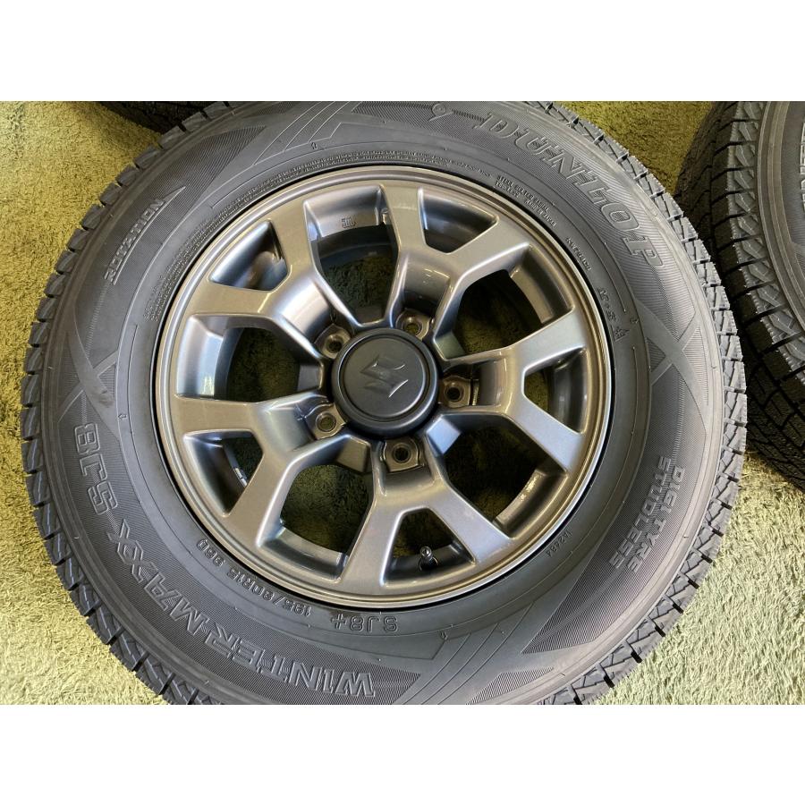 送料無料 スタッドレスセット 新車外し 新品タイヤ スズキ ジムニー 