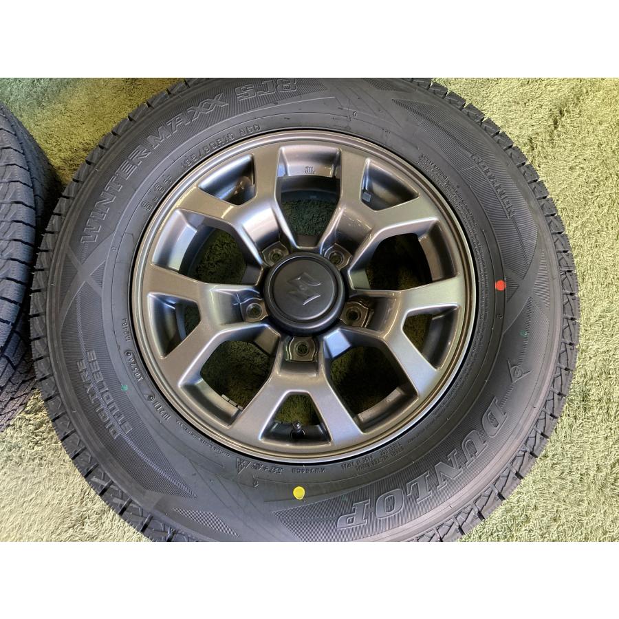 送料無料 スタッドレスセット 新車外し 新品タイヤ スズキ ジムニー
