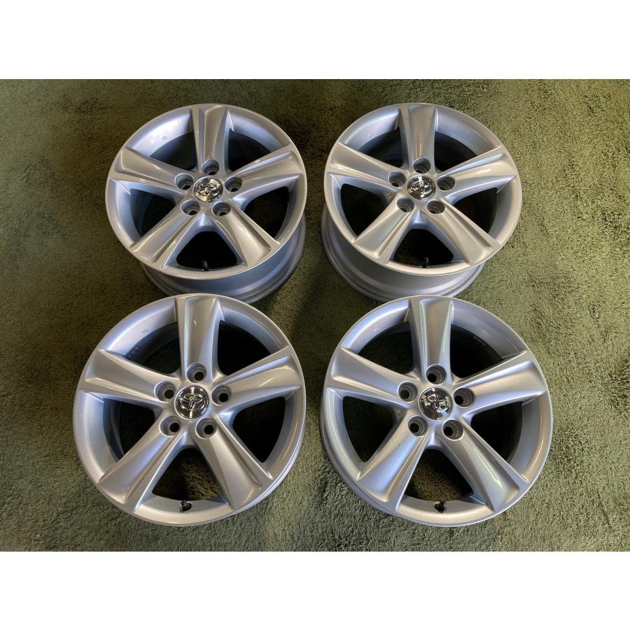 送料無料 中古ホイール 美品 トヨタ純正 16インチ 7J +40 PCD114.3 5H 