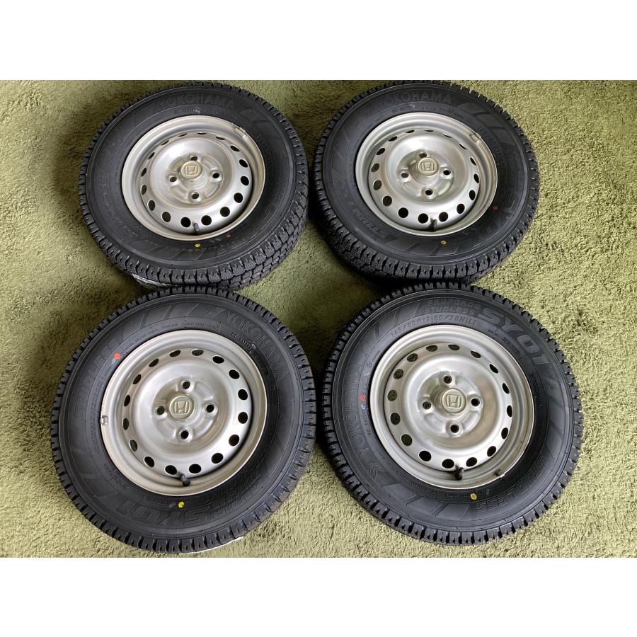 送料無料 スタッドレスセット ホンダ 純正スチール ヨコハマ PROFORCE 