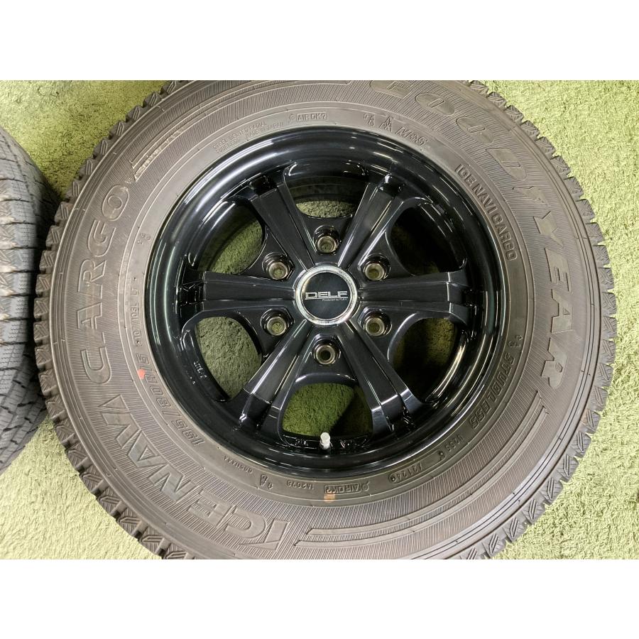 送料無料 スタッドレスセット FLEX DELF 15in 6H139.7 グッドイヤー 