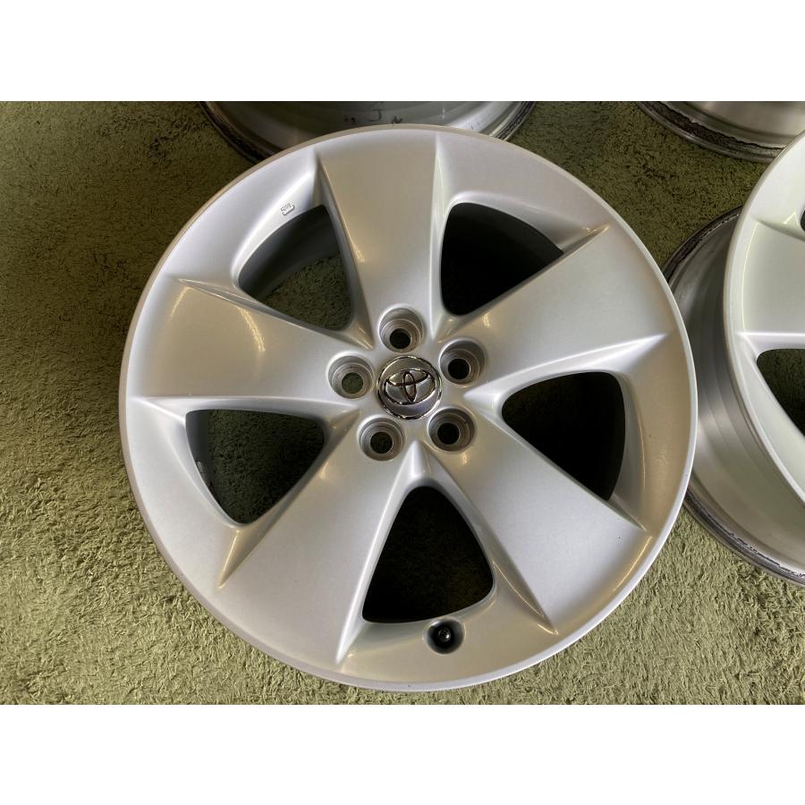 送料無料 中古ホイール トヨタ プリウス 30系 純正ホイール 5H100 17in 