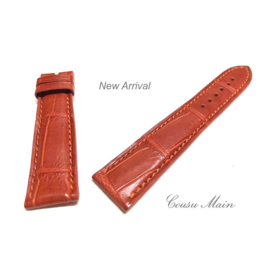 CousuMain 20mm-18mm　クロコダイル　クロコベルト　両面　（セイコー パテックフィリップ ロレックス オメガ オーデマピゲ ピアジェ）向　R852
