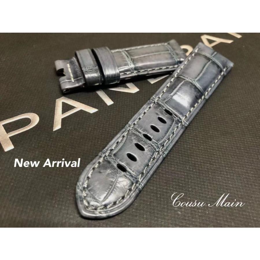 PANERAI パネライ 純正ベルト クロコ Dバックル用 24mm/22mm