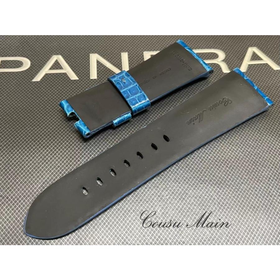 ㊷PANERAI用 クロコダイル 26mm-22mm ㊷PANERAI用 クロコダイル 26mm-22mm