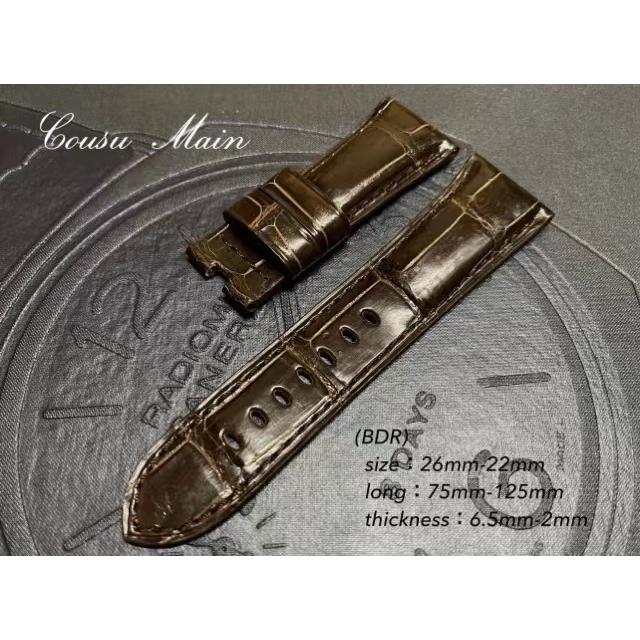 PANERAI ストラップセット（アリゲーターダークブルー・Dバックル