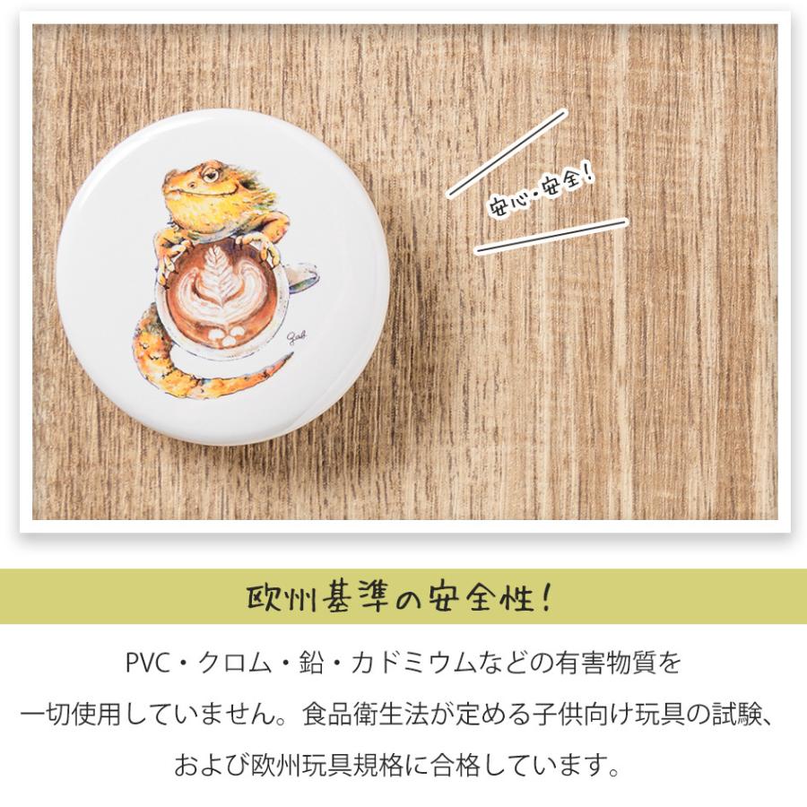 缶バッジ 38mm オリジナル かわいい 爬虫類 グッズ バッグ おしゃれ