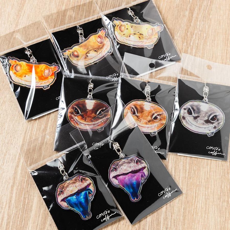 キーホルダー デフォルメシリーズ 爬虫類グッズ トカゲ おしゃれ