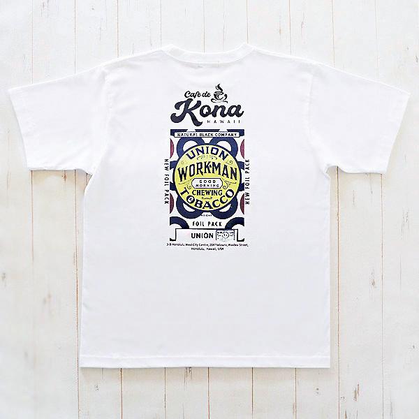 COVAS GRAPHIC Tシャツ カフェ・ド・コナ ホワイト 白 301454-10 ユニセックス 半袖 プリントTシャツ ハワイ カフェ｜covas｜03