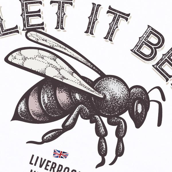 COVAS GRAPHIC Tシャツ LET IT BEE ホワイト 白 303103-10 ユニセックス 半袖 プリントTシャツ レットイットビー 蜂｜covas｜06