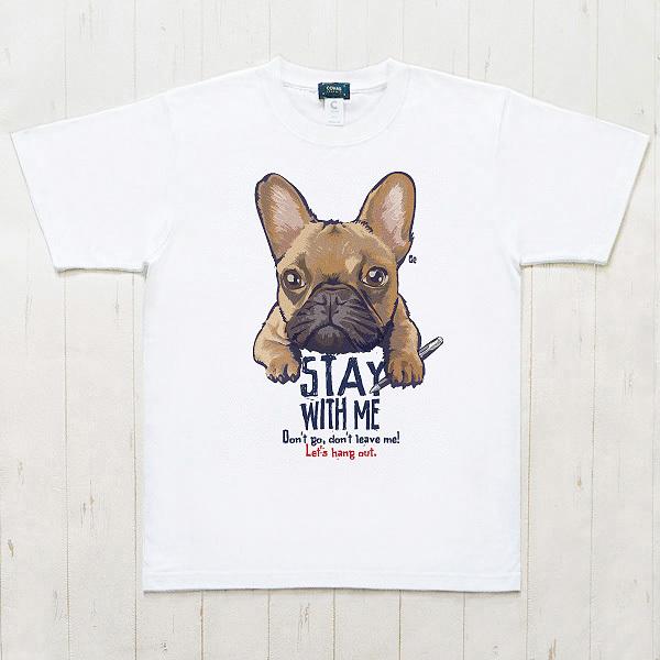 ユニセックス 半袖 プリントTシャツ　"犬の書"　325218-10　ホワイト　COVAS GRAPHIC｜covas｜02