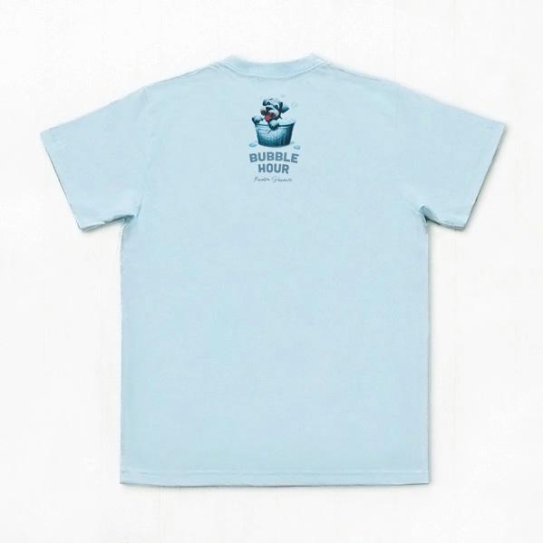 【NEW】ユニセックス Tシャツ　"バブルアワー"　ライトブルー　349403-21　半袖 プリント COVAS GRAPHIC｜covas｜03