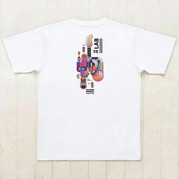 【NEW】ユニセックス Tシャツ　"ミュージックラボ"　ホワイト　349459-10　半袖 プリント COVAS GRAPHIC｜covas｜03