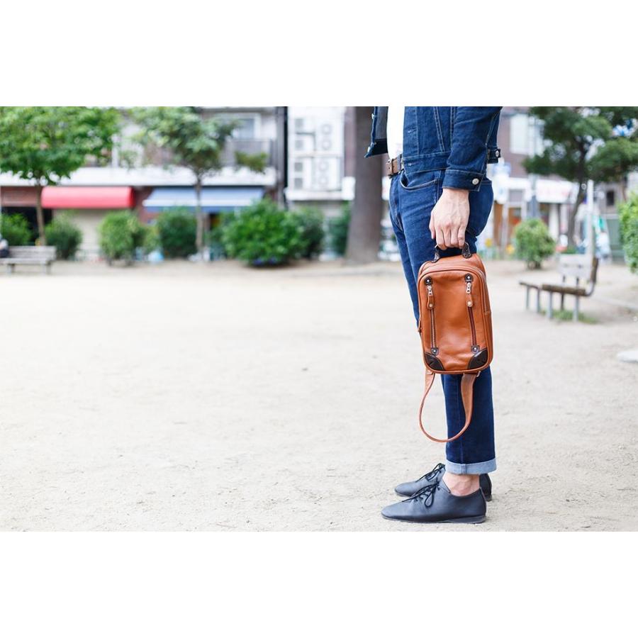 ボディバッグ メンズ 本革 レザー シュリンクレザー 本革 レザー Deep Zone プレゼント ギフト |  | 04