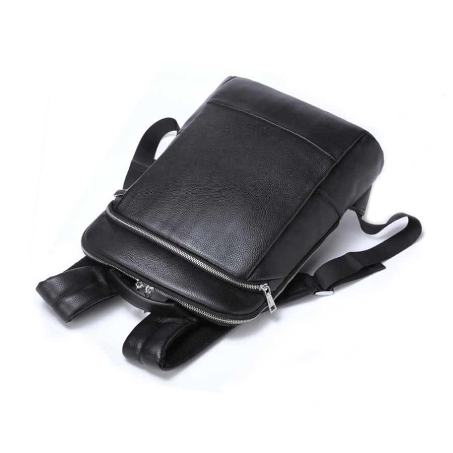 本革 超薄型 リュックサック シュリンク レザー バックパック