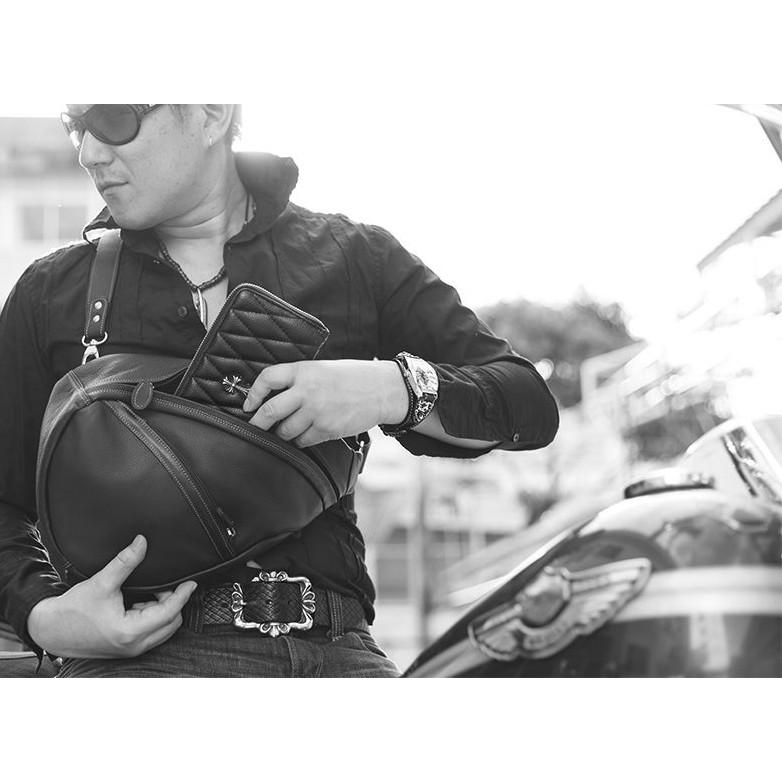 長財布 クロス ロングウォレット メンズ 本革 レザー Deep Zone