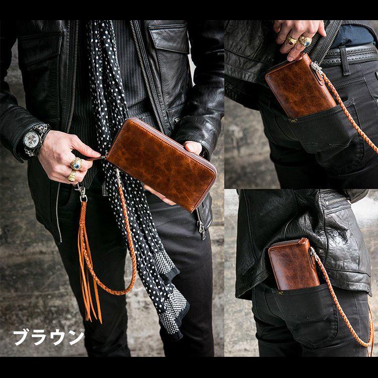 長財布 ロングウォレット メンズ イタリアンレザー カジュアル