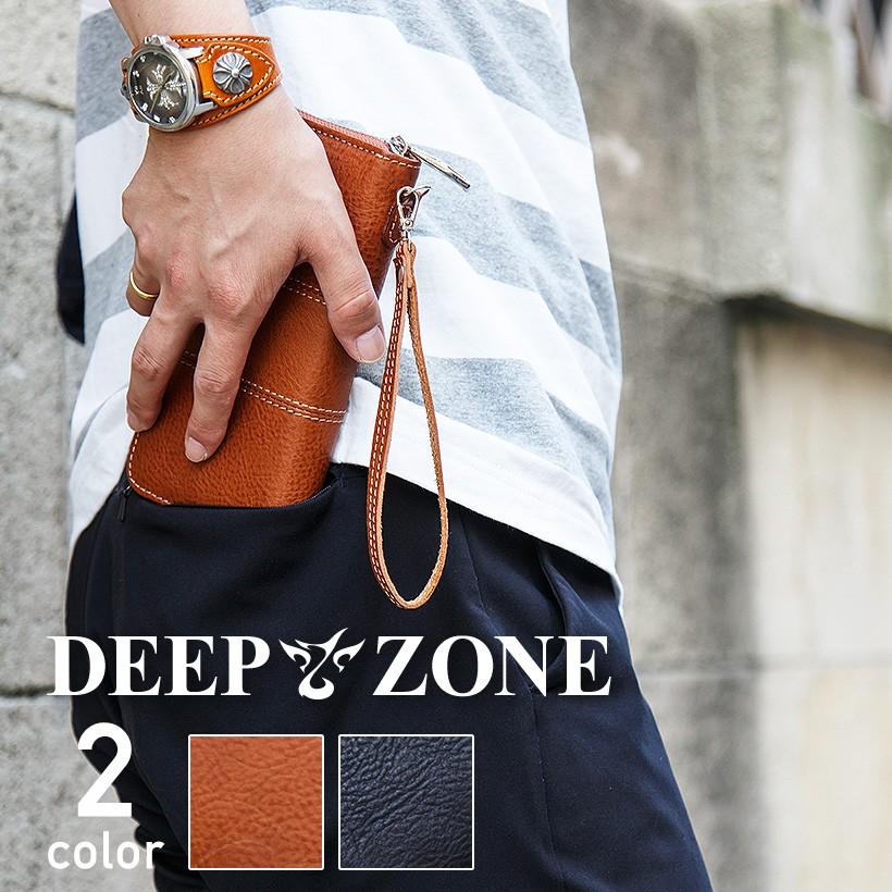 長財布 メンズ 本革 レザー ラウンドファスナーストラップ付 Wa030 レザー シルバー専門店 Deep Zone 通販 Yahoo ショッピング