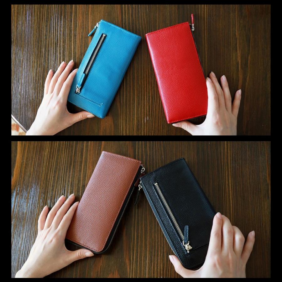 本革 牛革 メンズ レディース 長財布 ロングウォレット ラウンドジップ