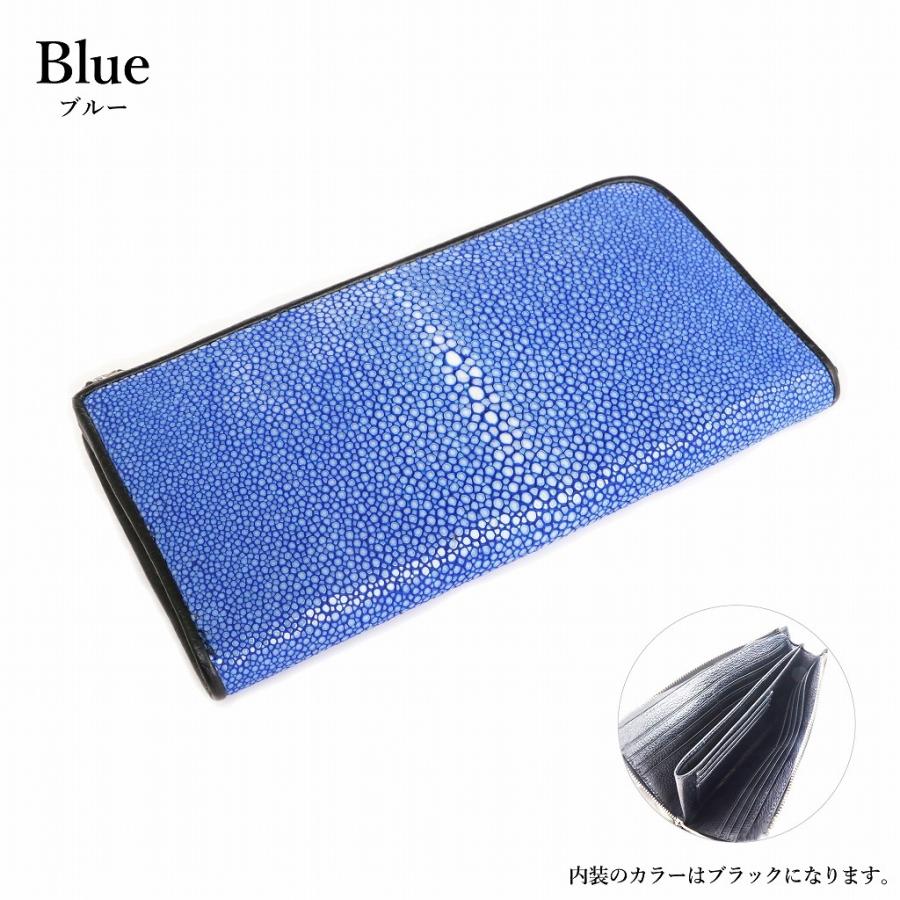 本革 エイ革 長財布 L字ファスナー ロングウォレット 本革 エイ革 長財布 L字ファスナー ロングウォレット